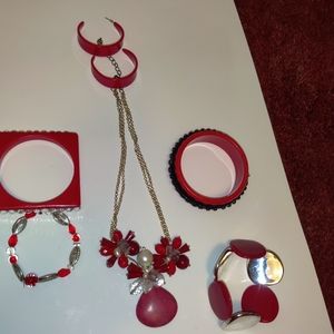 Red delight jewelry bundle set